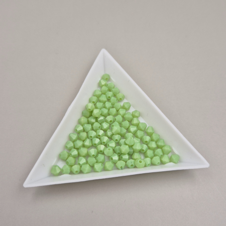 Margele - Margele Biconice 4mm Verde opac