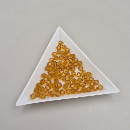 Margele - Margele Biconice Amber 4mm