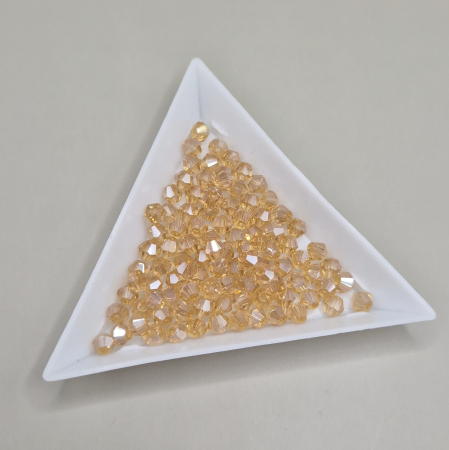 Maro - Margele 4mm biconice sampanie