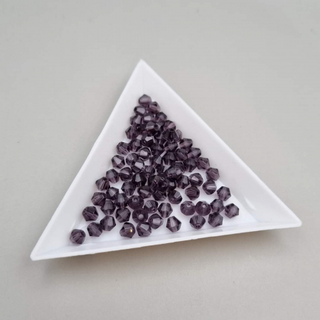 Biconice 4mm - Margele Biconice Ametist 4mm