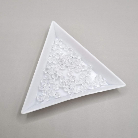 Biconice 4mm - Margele Biconice Clear 4mm