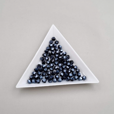 Gri/ Grafit - Margele Biconice Grafit 4mm