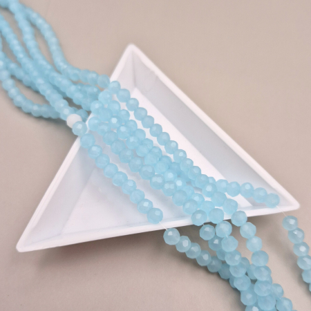 Margele - Margele fatetate 3x4mm bleu