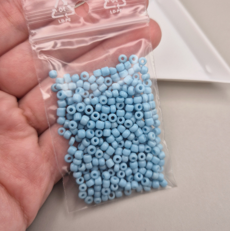 Margele Nisip - Margele nisip Bleu opac 3mm