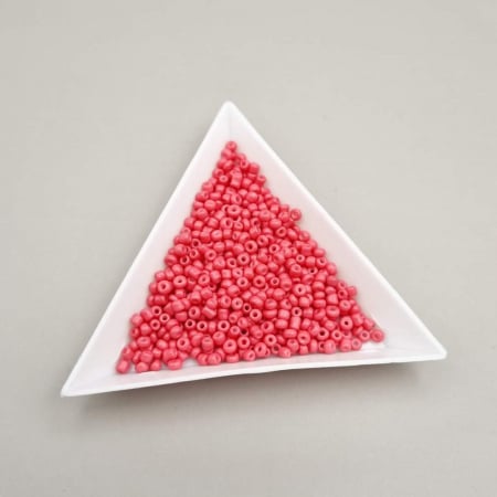 Margele Nisip - Margele nisip Corai opac ~2mm