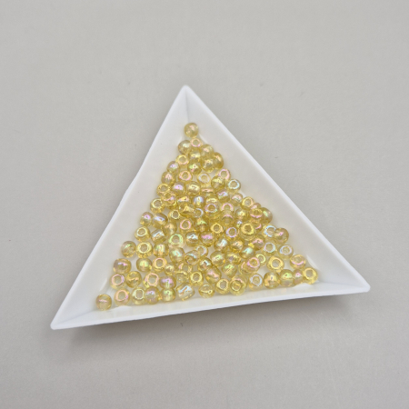 Margele Nisip - Margele nisip Galbui AB  4mm