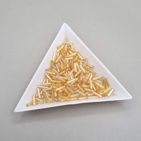 Portocaliu - Margele nisip Portocaliu pal AB ~5mm