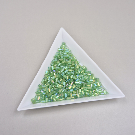 Margele Nisip - Margele nisip verde AB ~3mm