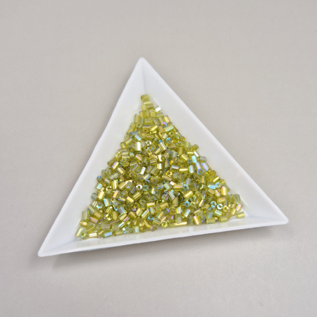 Margele Nisip - Margele nisip verzu AB ~3mm