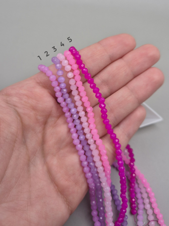 Margele - Margele pastel sticla