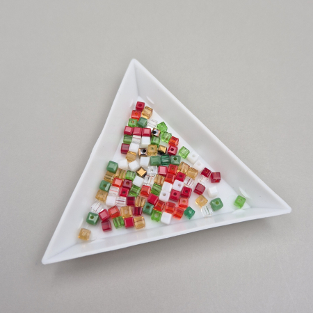 Alte forme - Mix margele cub 3mm