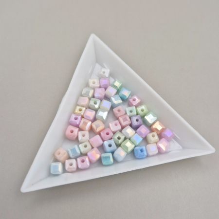 Mix margele cub 4mm - 30 buc/set [1]