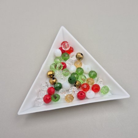 Fatetate 6x4mm - Mix margele fatetate 6x4mm