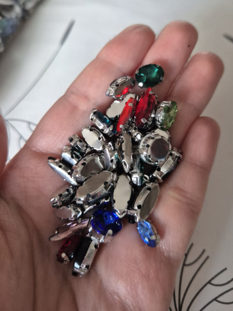 Albastru - Mix strasuri defecte - toate formele/ toate dimensiunile - culori clasice