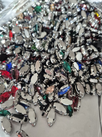 Mix strasuri defecte - toate formele/ toate dimensiunile - culori clasice [3]