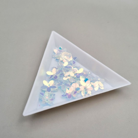 Clear/ Clear AB - Paiete 10mm Floare Clear JG