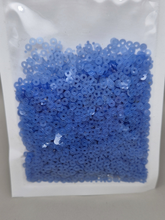Paiete 3mm - Paiete 3mm albastru mat