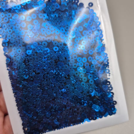 Paiete 3mm - Paiete 3mm Albastru oglinda