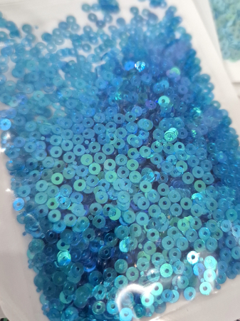 Paiete 3mm - Paiete 3mm albastru transp AB