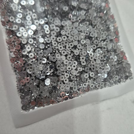 Argintiu - Paiete 3mm Argintiu