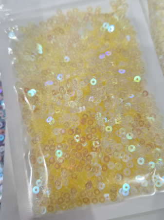 Paiete 3mm - Paiete 3mm galben transp AB