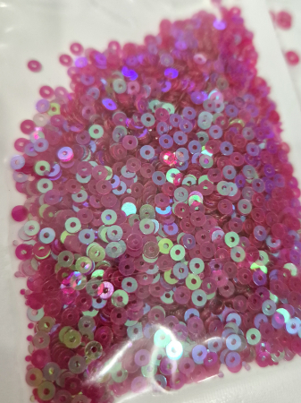 Paiete 3mm - Paiete 3mm rose transp AB