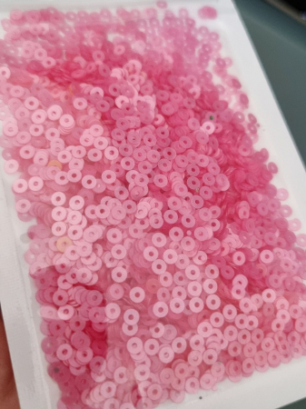 Paiete 3mm - Paiete 3mm Roz inchis transparent