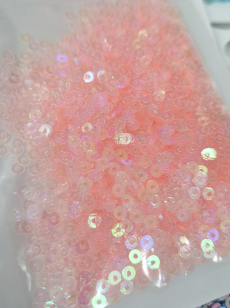 Paiete 3mm - Paiete 3mm roz transp AB