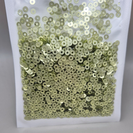 Paiete 3mm - Paiete 3mm Verde deschis mat