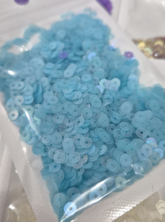 Paiete - Paiete 4mm albastru deschis mat AB