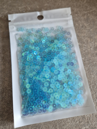 Paiete - Paiete 4mm albastru transp AB