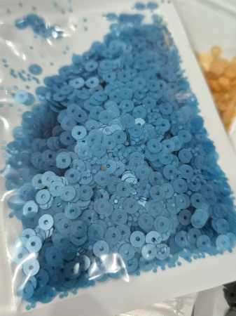 Paiete - Paiete 4mm albastru turcoaz2 mat