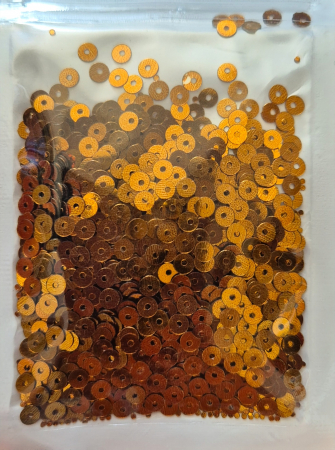 Auriu - Paiete 4mm auriu inchis oglinda