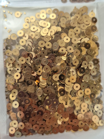 Auriu - Paiete 4mm auriu inchis2 oglinda