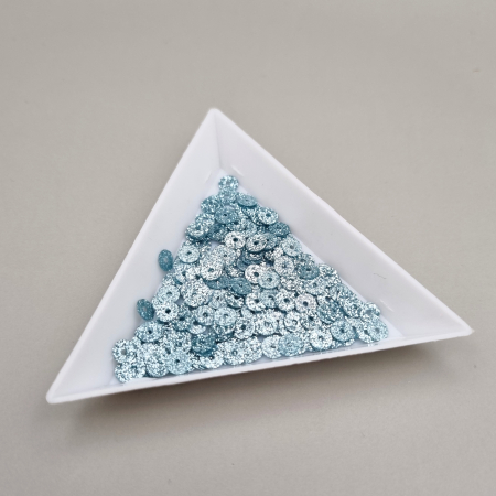 Paiete 4mm - Paiete 4mm bleu glittery
