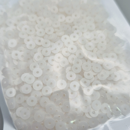 Alb - Paiete 4mm alb mat