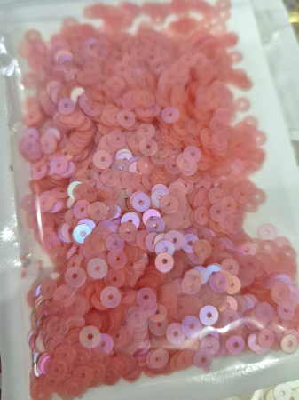 Rosu - Paiete 4mm melon red mat AB