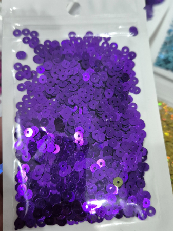 Mov/ violet - Paiete 4mm mov oglinda