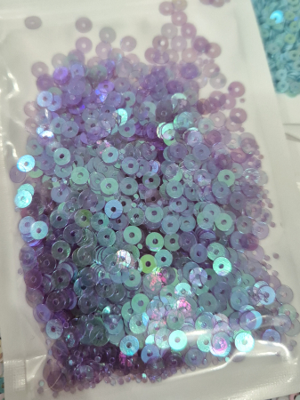 Mov/ violet - Paiete 4mm mov transparent AB