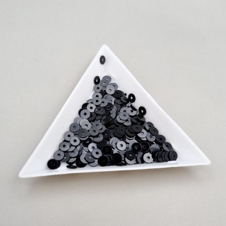 Negru - Paiete 4mm Negru