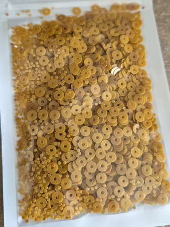 Portocaliu - Paiete 4mm portocaliu ars opac