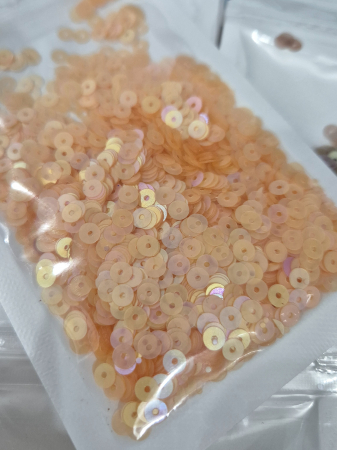 Portocaliu - Paiete 4mm portocaliu mat AB