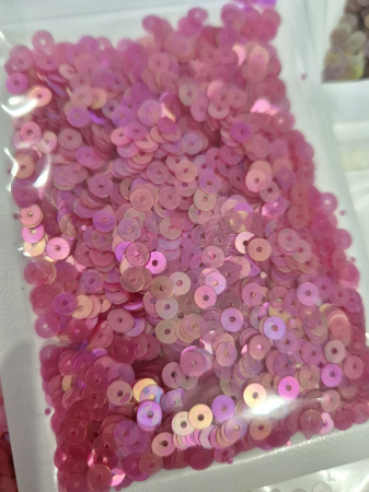 Roz - Paiete 4mm rose mat AB