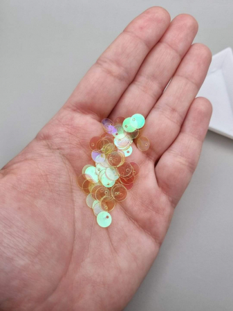 Paiete 6mm - Paiete 6mm Galben transparent AB