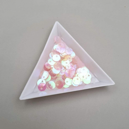 Paiete 6mm - Paiete 6mm Roz transparent AB