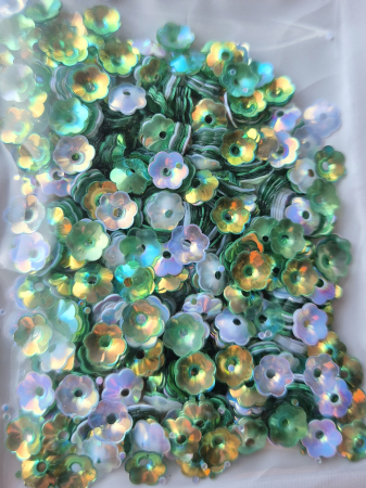 Paiete Floare - Paiete floare cupa 6mm mix verde