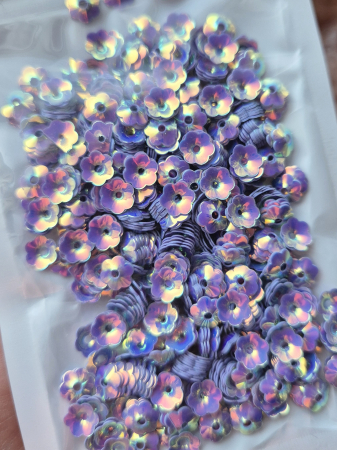 Paiete Floare - Paiete floare cupa 6mm mix violet AB