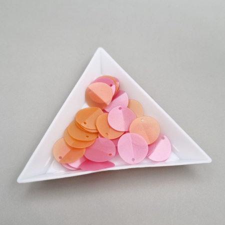 Paiete Indoite - Paiete indoite mix Roz/Portocaliu 12mm