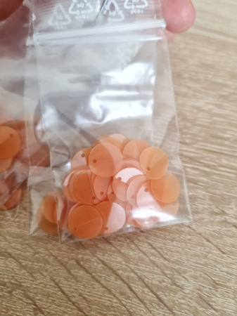 Paiete Indoite - Paiete Indoite Portocaliu mat 10mm