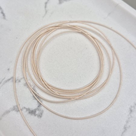 Roz - Sarma contur Light Rose gold 1mm